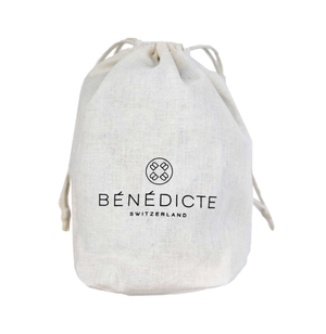 Pochon en coton Bénédicte avec son cordon de serrage